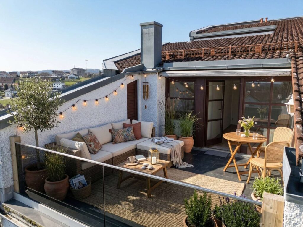 Dachterrasse (KI generiert)
